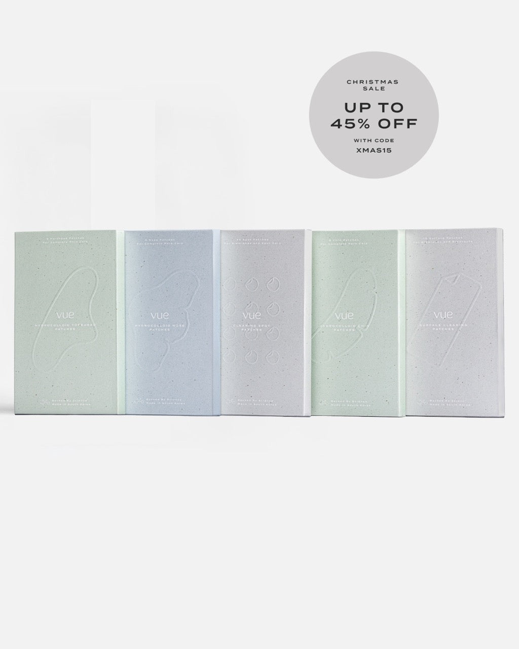 مجموعة شرائح لاصقة تغطي الوجه بالكامل